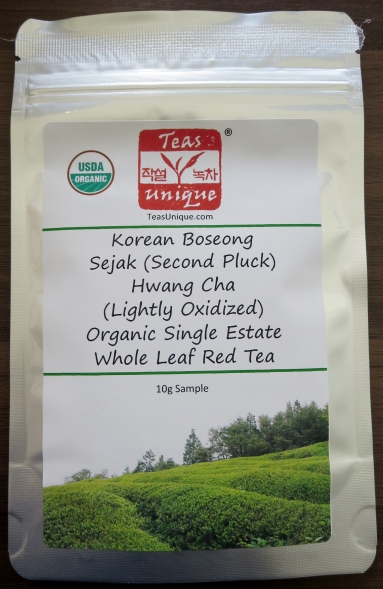 The front picture shows the actual tea plantation